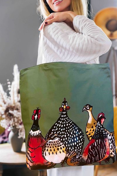 Tote Bag Birds Of A Feather By Katie Cardew