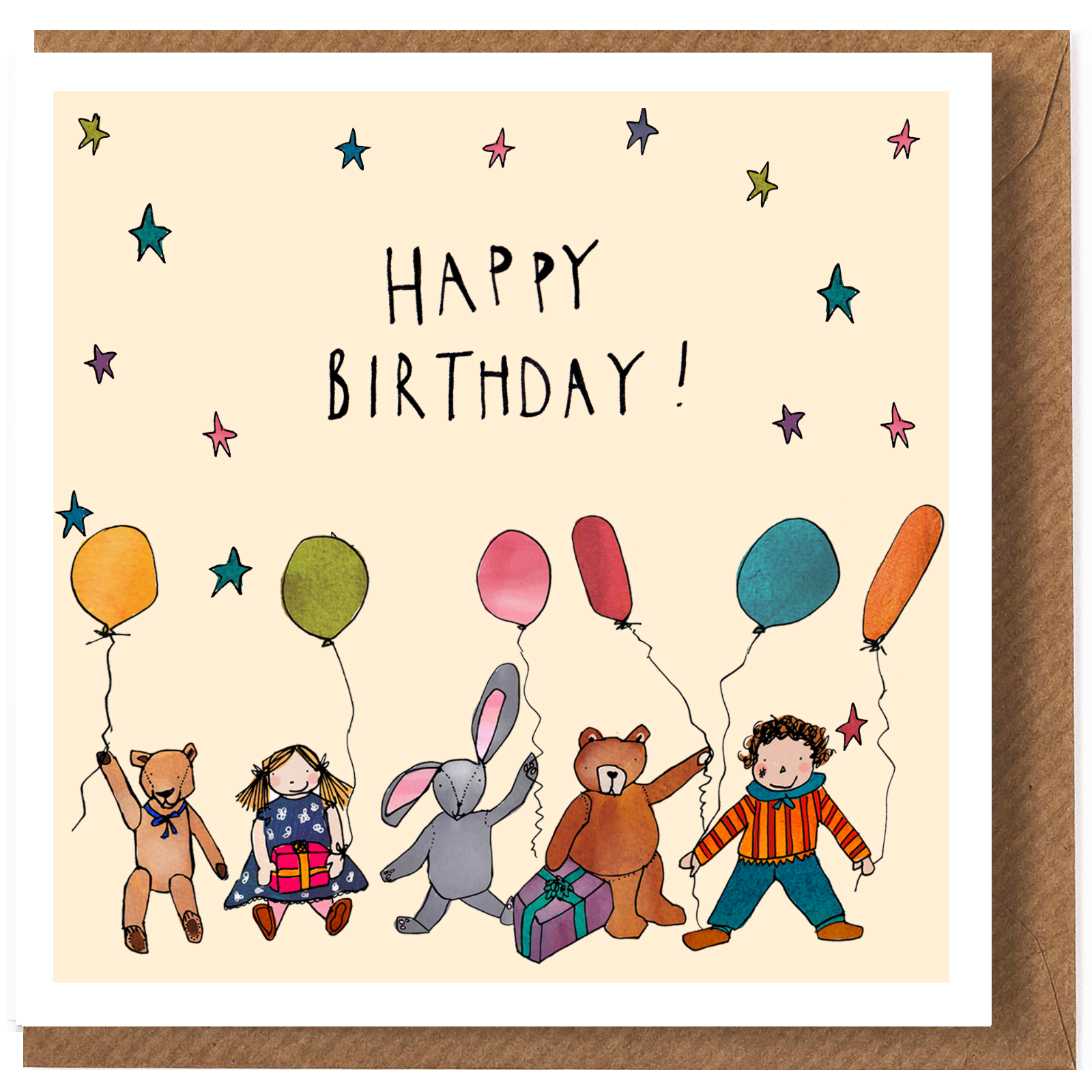 Happy Birthday Card Kids