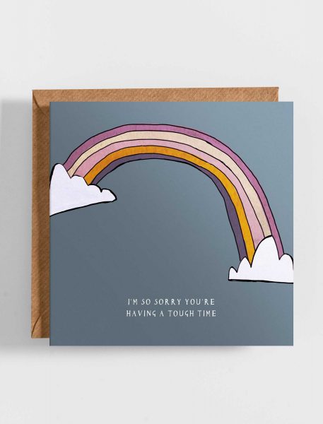 Kindness Tough Greetings Card - Katie Cardew Illustrations